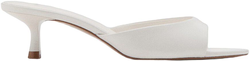 Kitten-heel sandals with strap