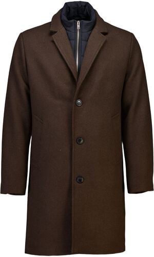 Detachable collar lapel coat