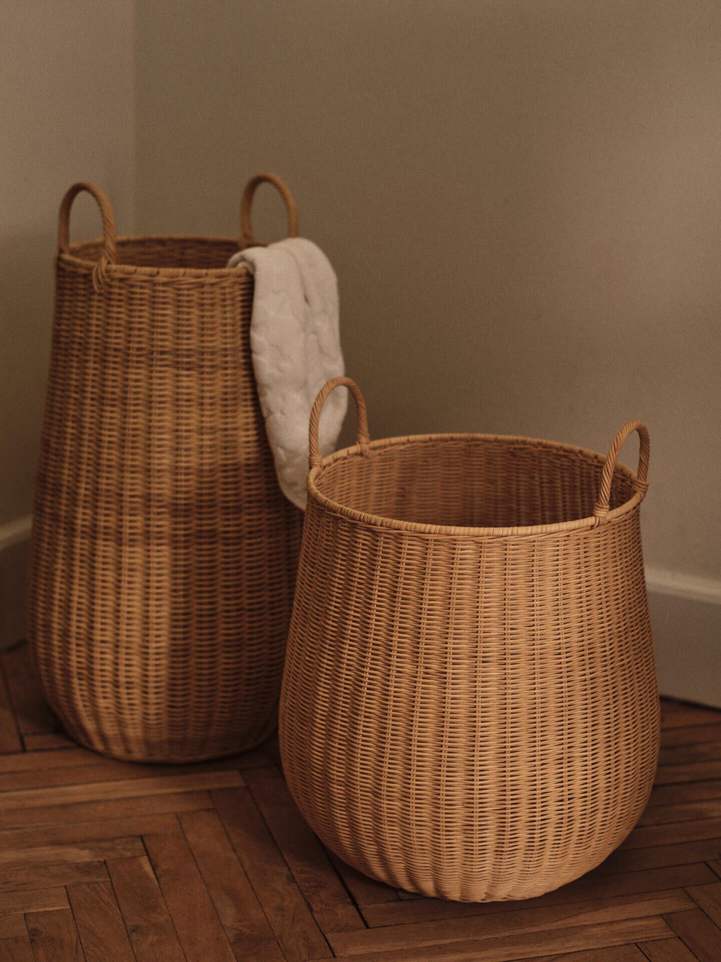 Braided Laundry Basket - Medium - N