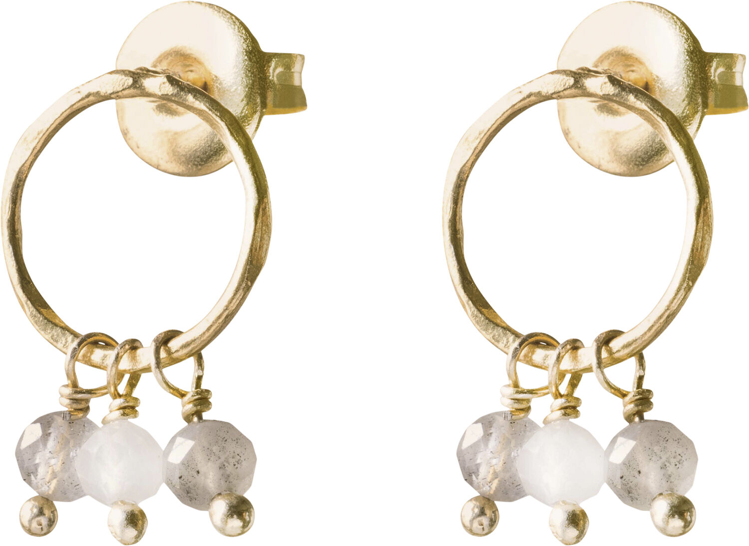 Genuine Labradorite Moonstone Earrings GP