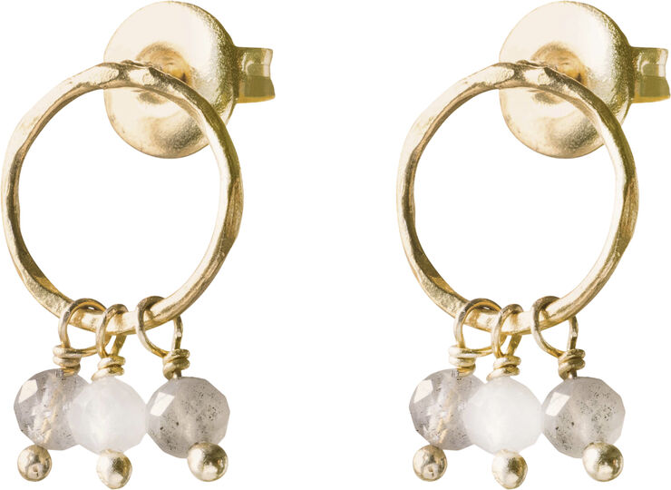 Genuine Labradorite Moonstone Earrings GP