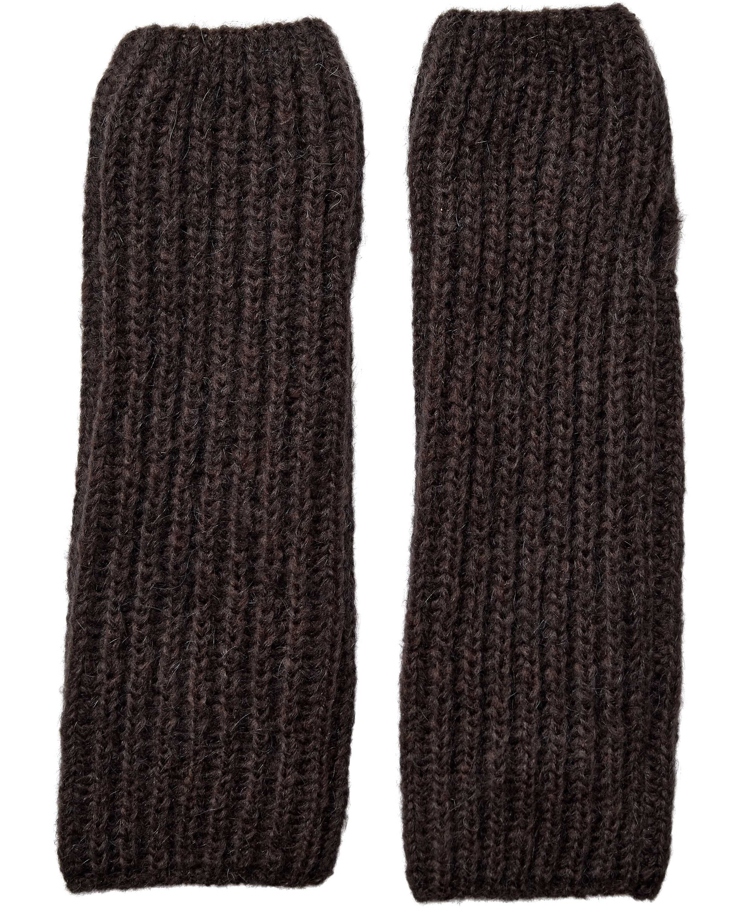 2682 Fingerless Glove Solid Sky Blue