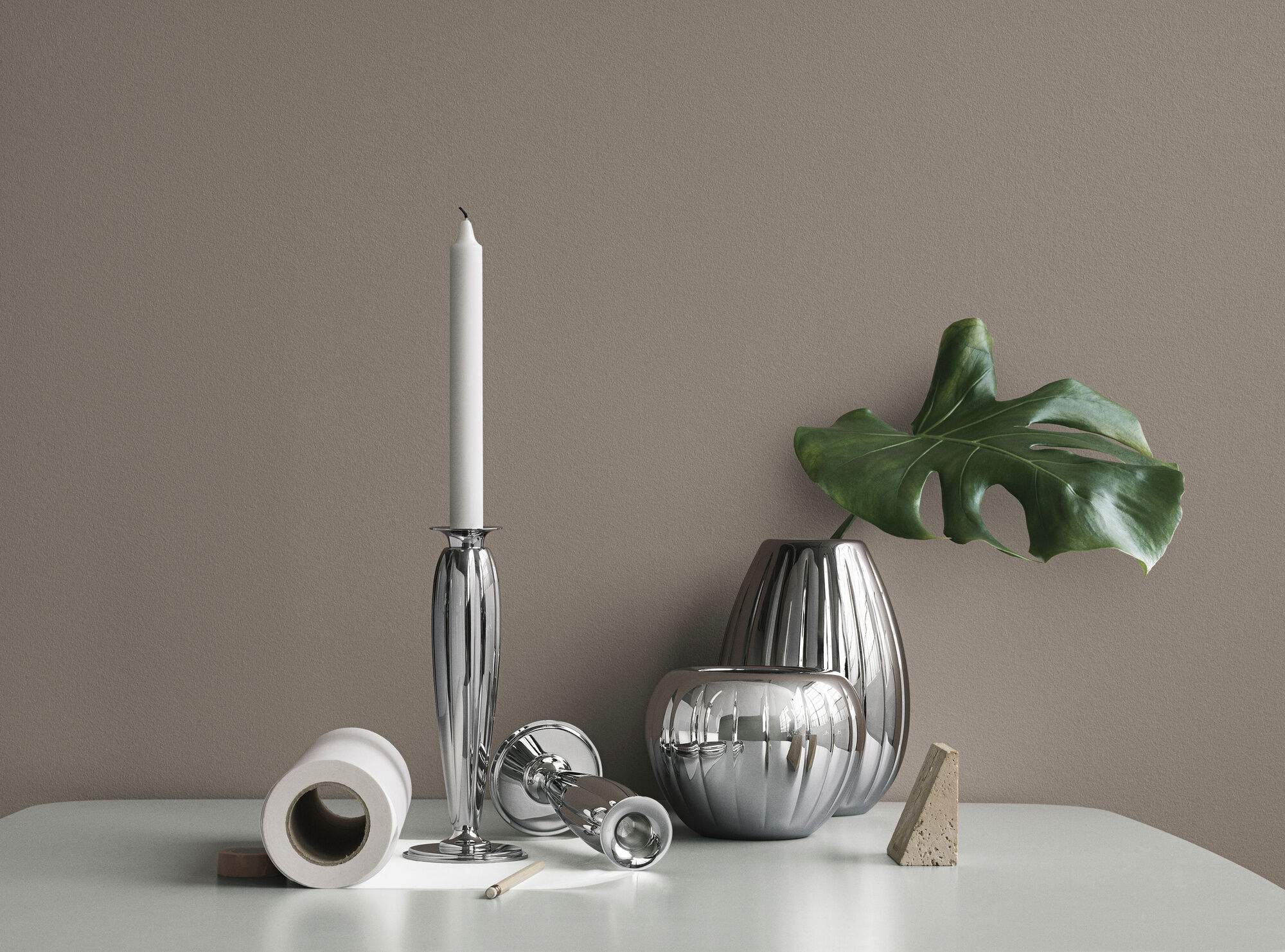 Bernadotte lysestager 2 styk