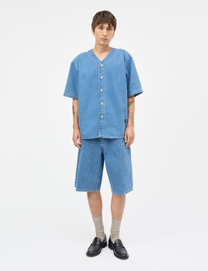 Striped Denim Hannes Shorts