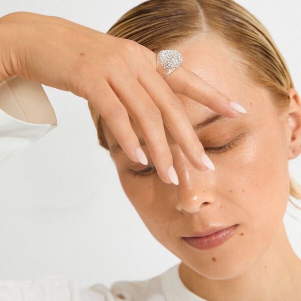 LAEL ring sølvbelagt