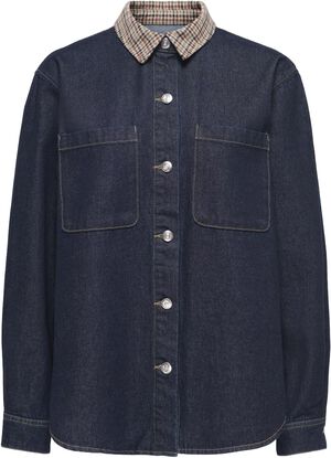 ONLVERA LS CHECK DNM SHIRT SIJI