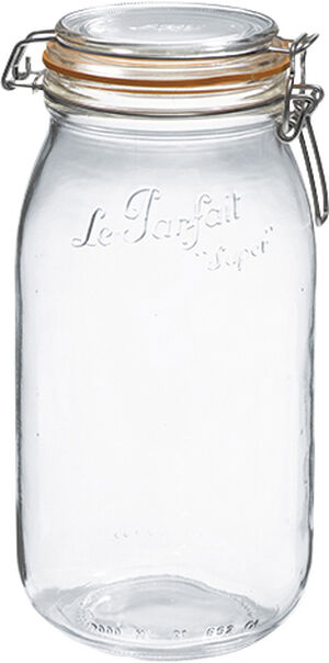 Förvaringsglas 2 liter D 8,5 cm Glas
