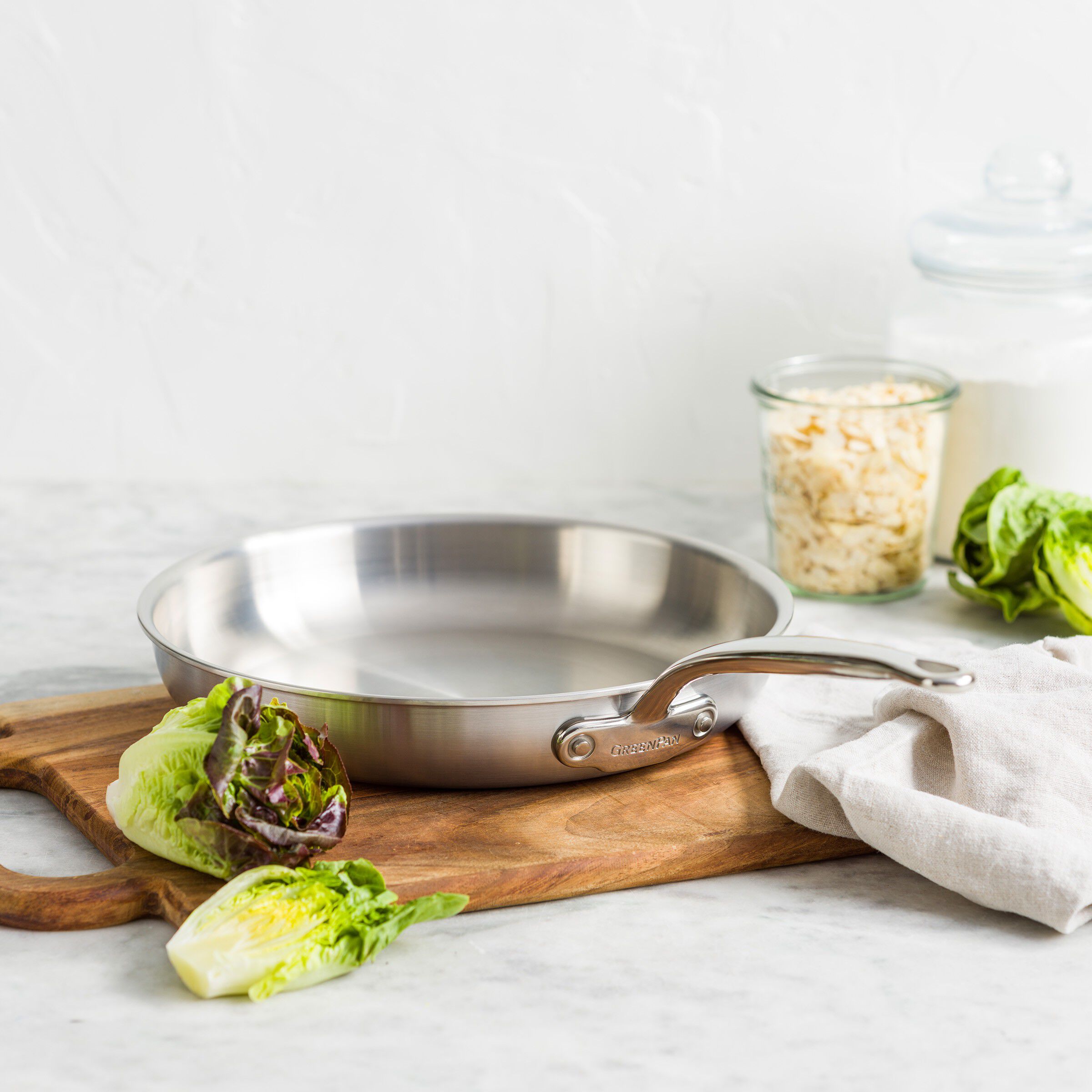 GreenPan Premiere 5PLY SS frypan 24cm