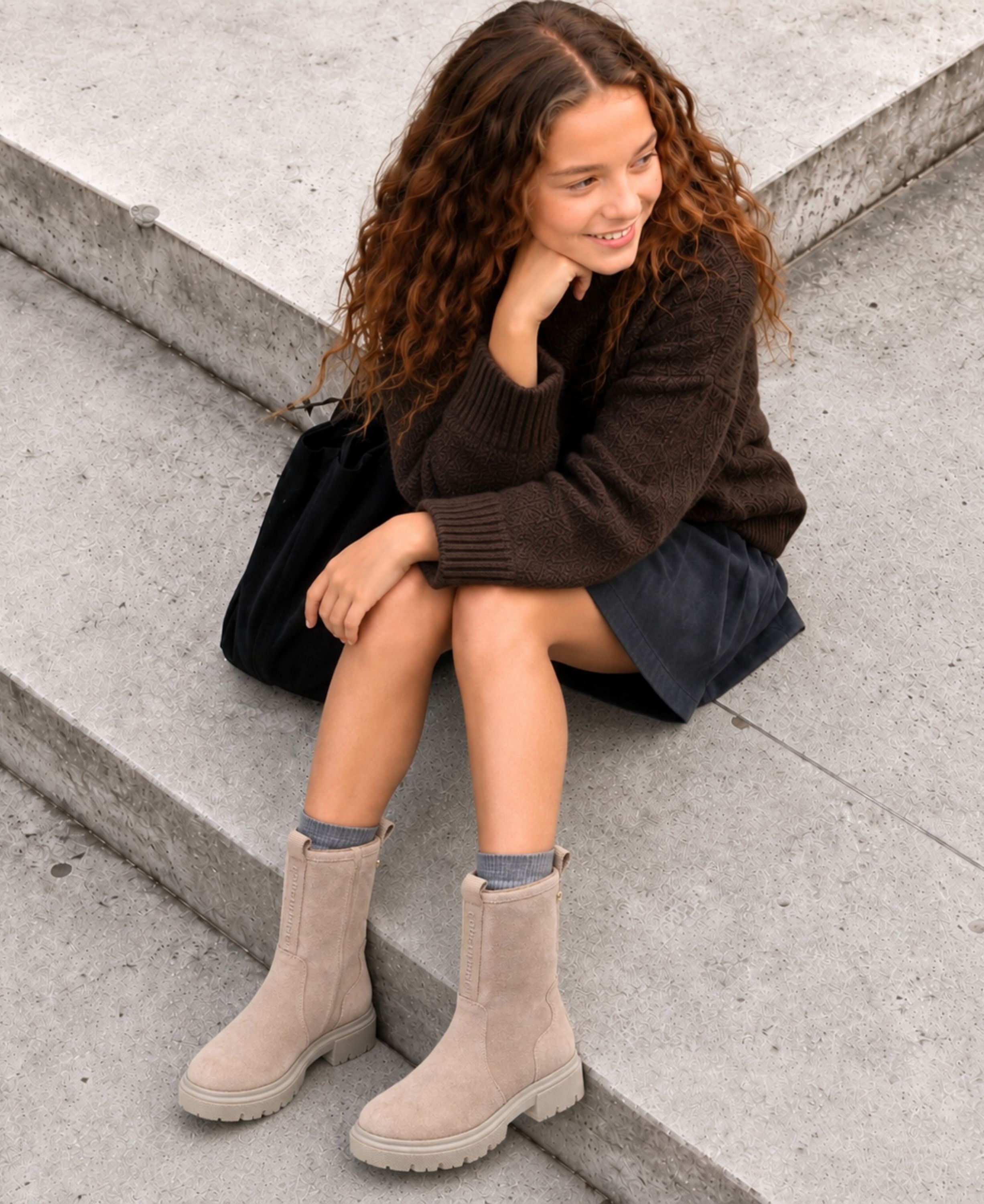 FOREST FOR GLAM GIRL SUEDE FUR WINTER