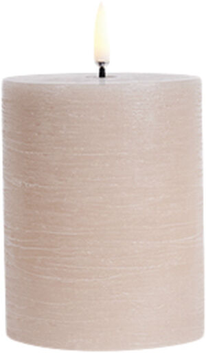 LED pillar candle, Beige