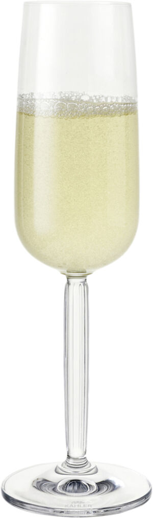 Hammersh&oslash;i Champagneglas 24 cl klar 2 st.