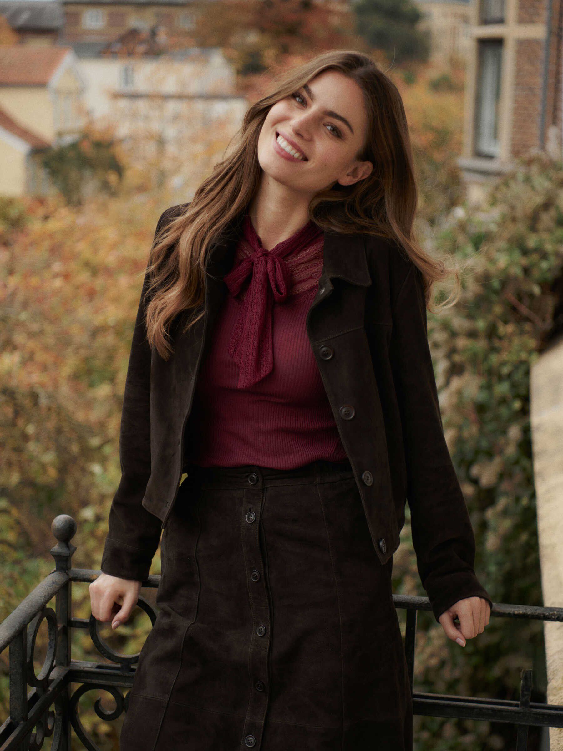 RWNellie Suede LS Jacket
