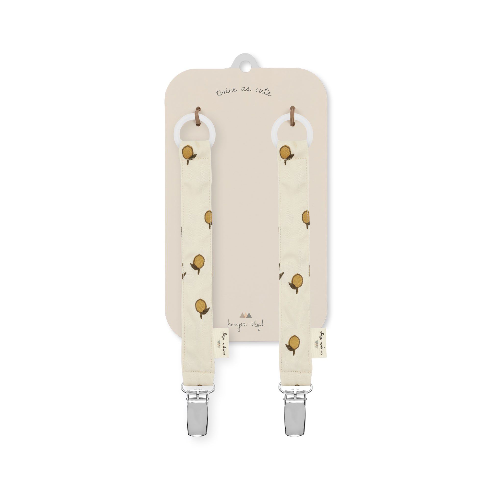 2 PACK PACIFIER STRAP