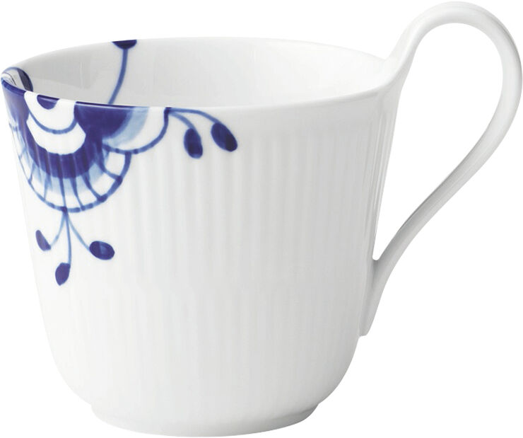 Blue Fluted Mega 33 cl kopp med högt handtag