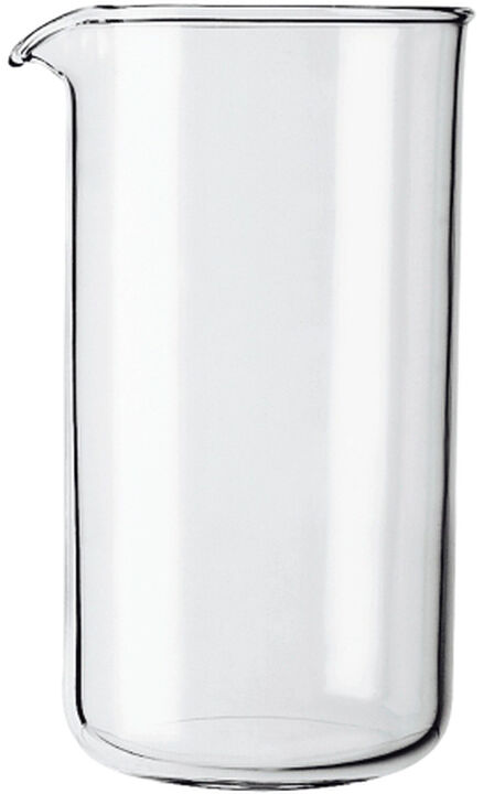 Løst glas til 3 kop kaffebrygger, dia 6.8 cm, H 13 cm