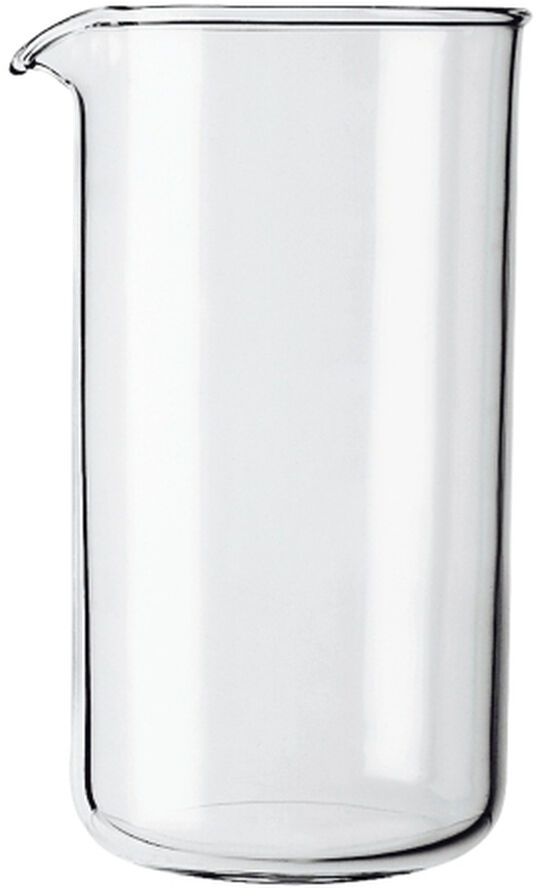 Løst glas til 3 kop kaffebrygger, dia 6.8 cm, H 13 cm