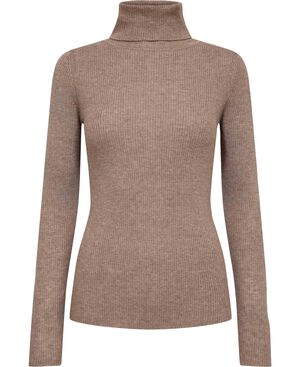 Torino 2 Højhalset strik - Merino uld mix