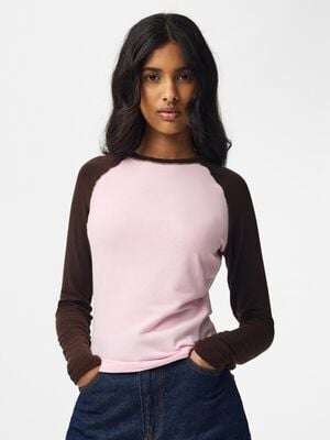 PCANNALINA LS O-NECK TOP JRS D2D