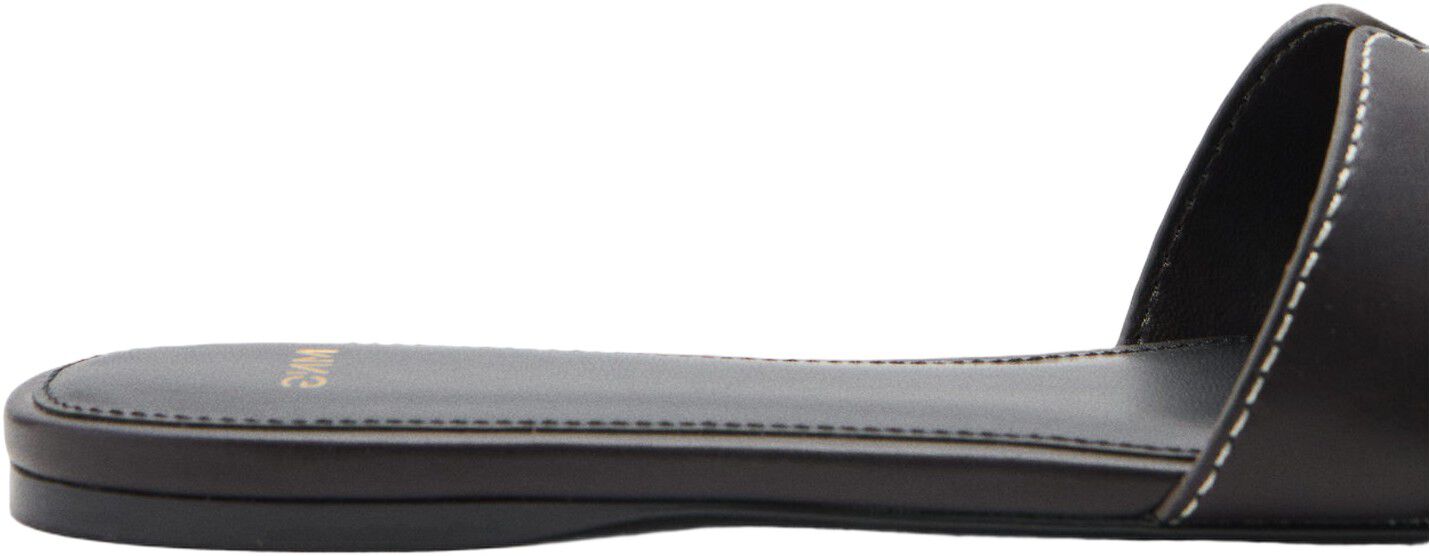 Metallic detail strap sandal