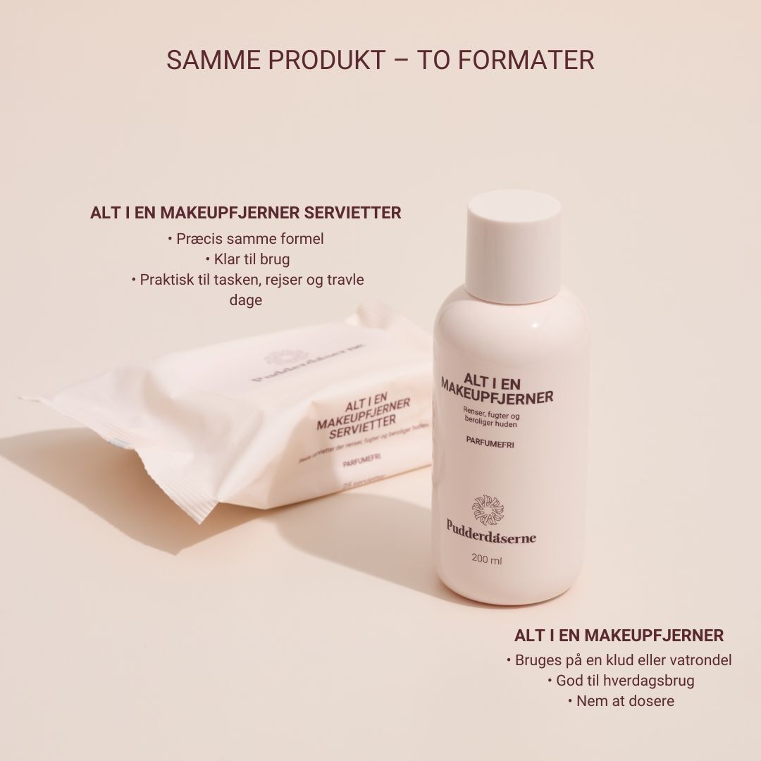 Pudderd&aring;serne Alt i en Make-up fjerner 200 ml