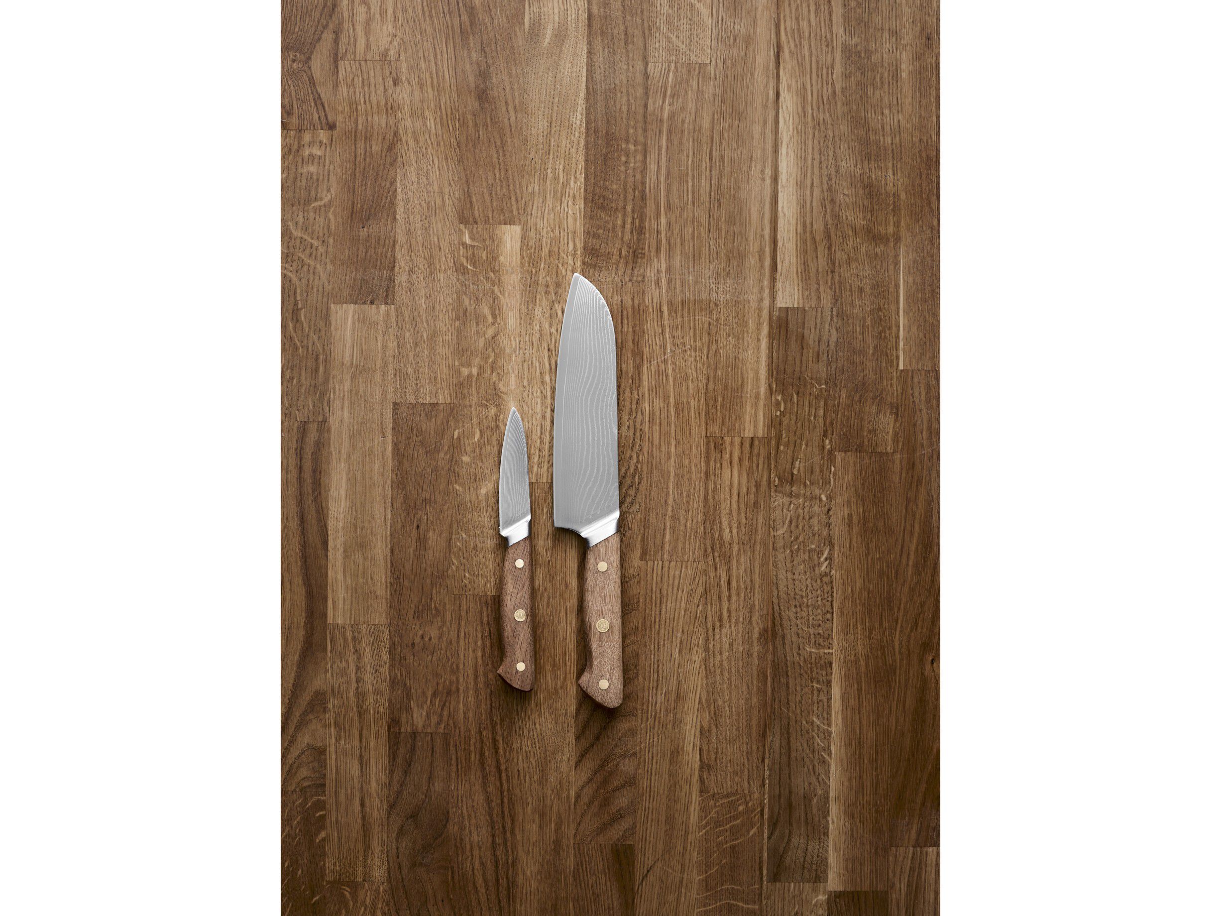 Knivset Douron 2 delar Ek/Damaskusst&aring;l