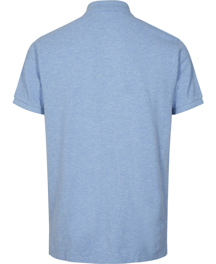 Custom Slim Fit Mesh Polo Shirt