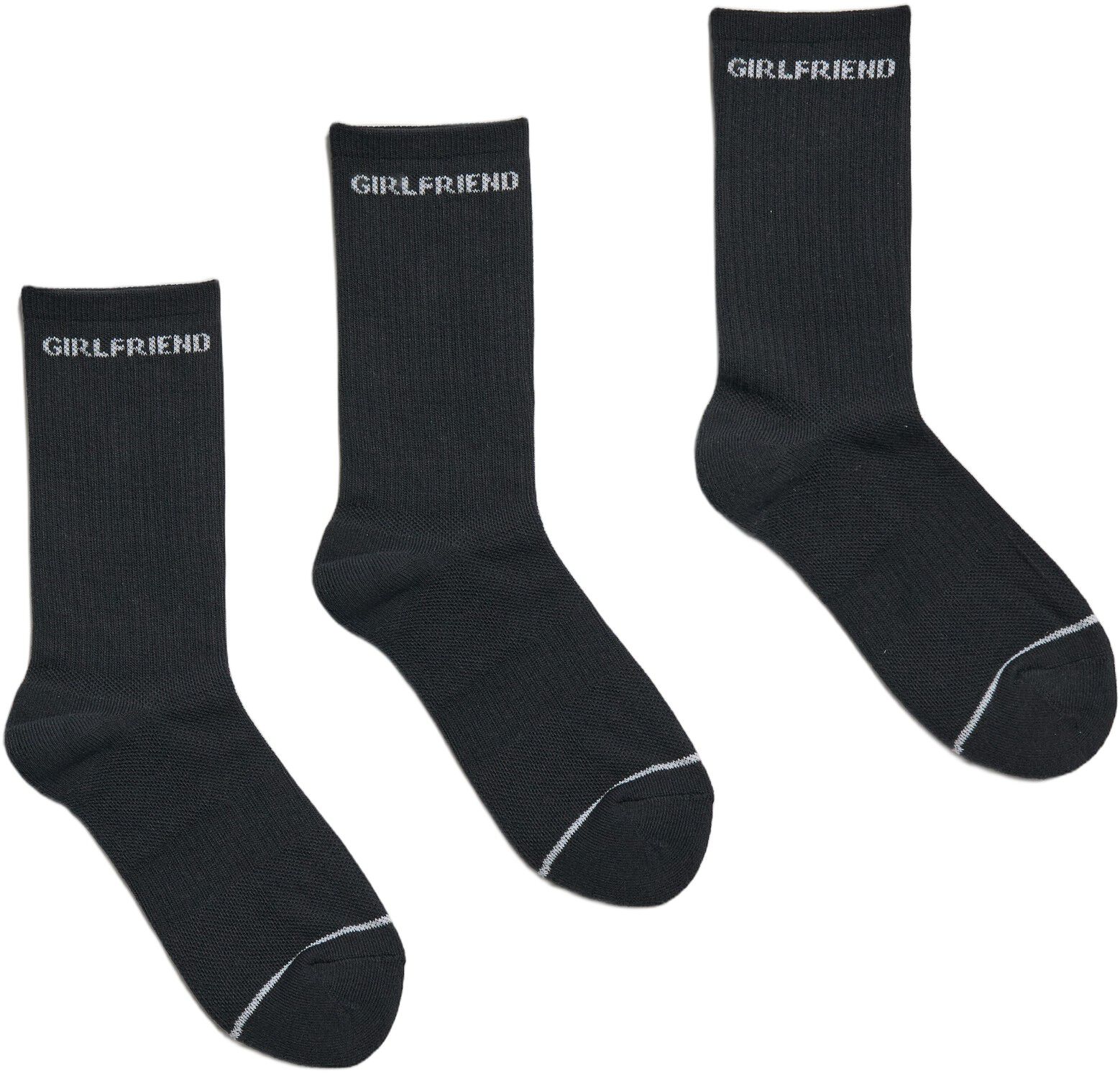 3-Pack Girlfriend Crew Sock