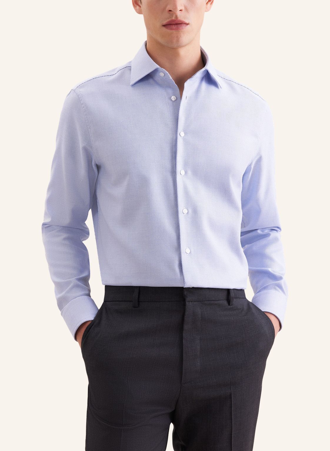 Business shirt Regular 1/1 Kent-Collar Structure