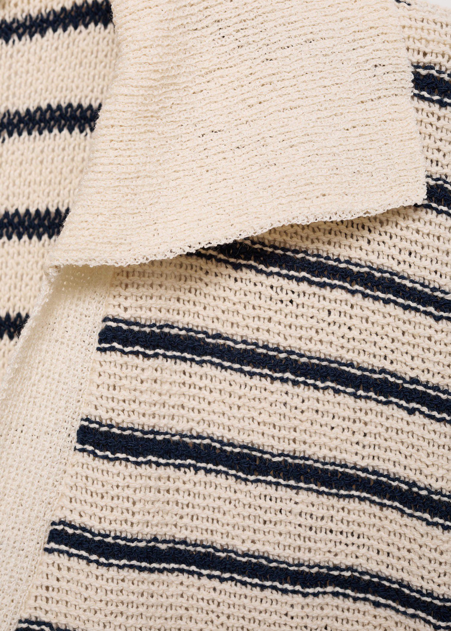 Long striped knitted dress