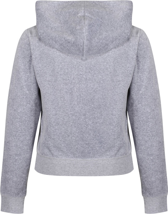 Robertson Classic Velour Zip Trough Hoodie