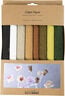 Crepepapir, ark 25x60 cm, Stræk/crepe: 180%, 105 g, natur, 8