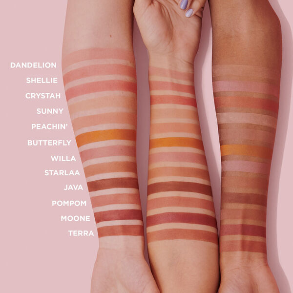 BOP Crystah rosa blush - blush med shimmer