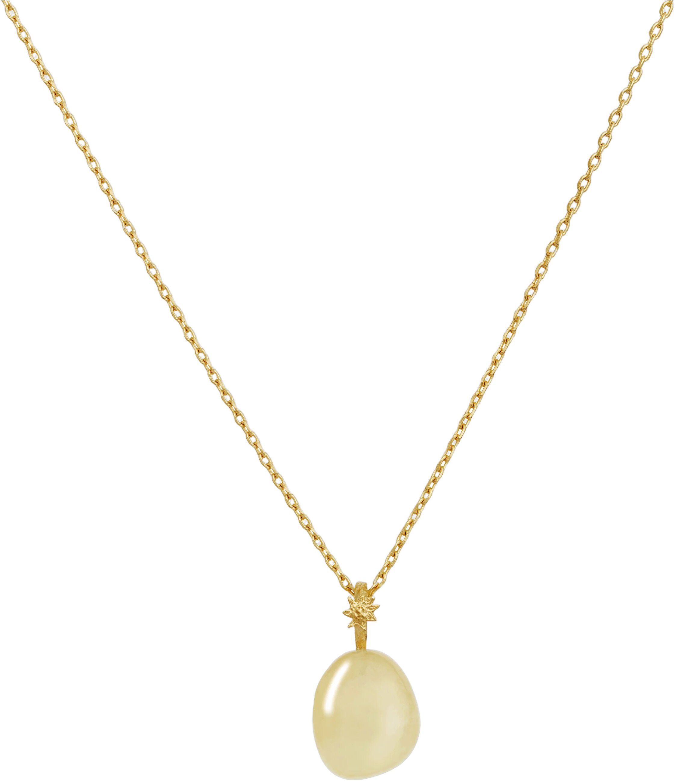 Yellow Calcite Fire Pendant