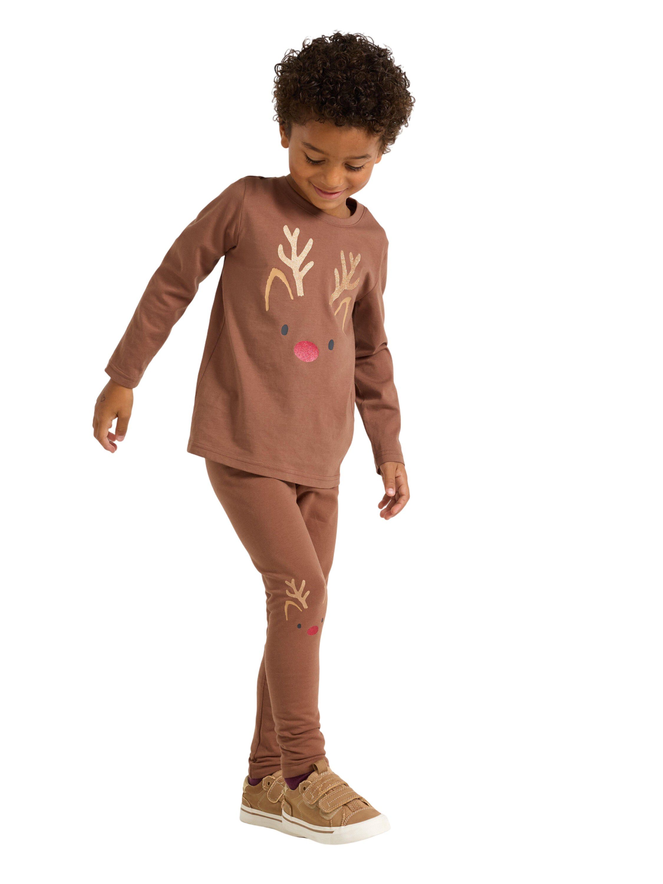 Myke leggings med b&oslash;rstet innside o