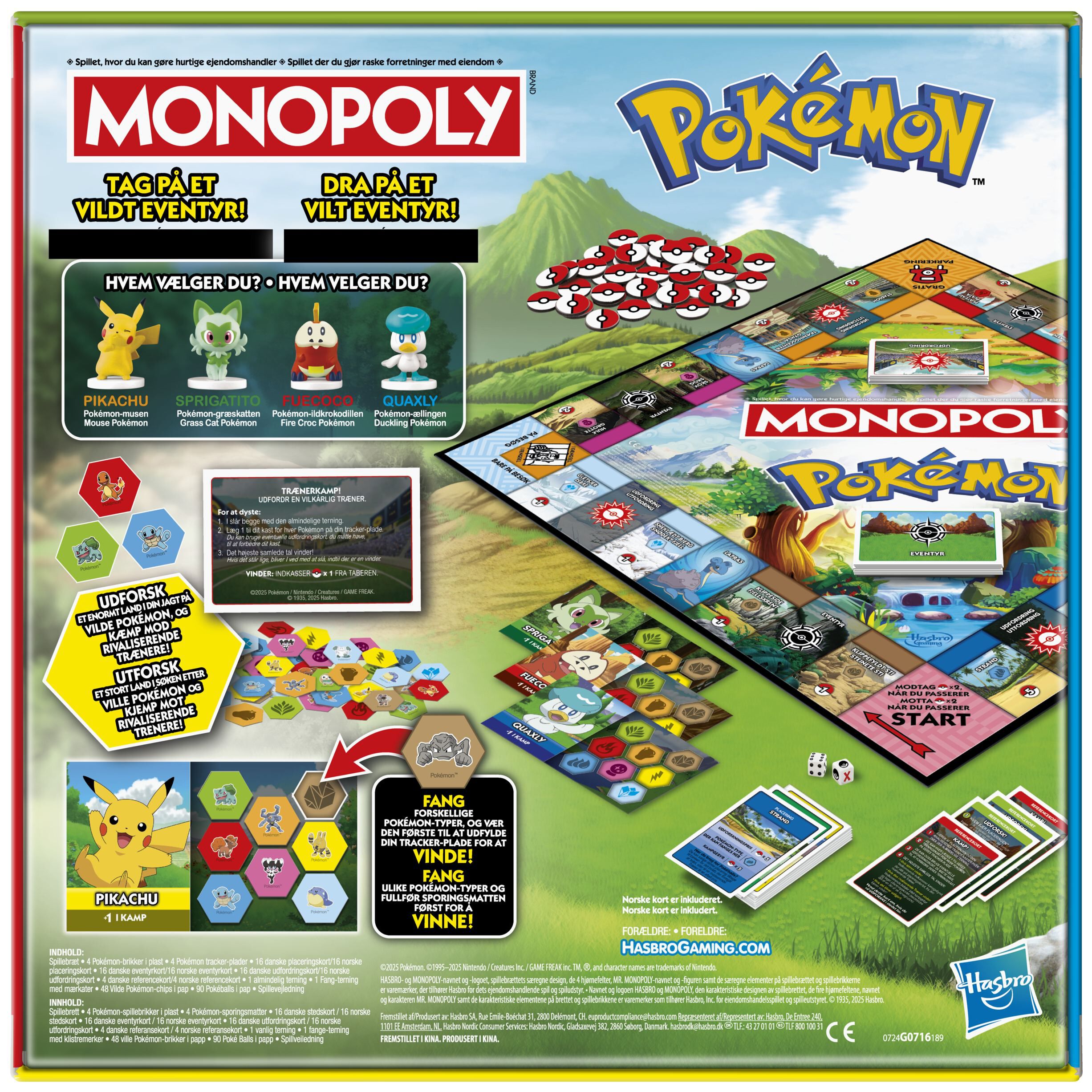 Monopoly Pokemon DK/NO