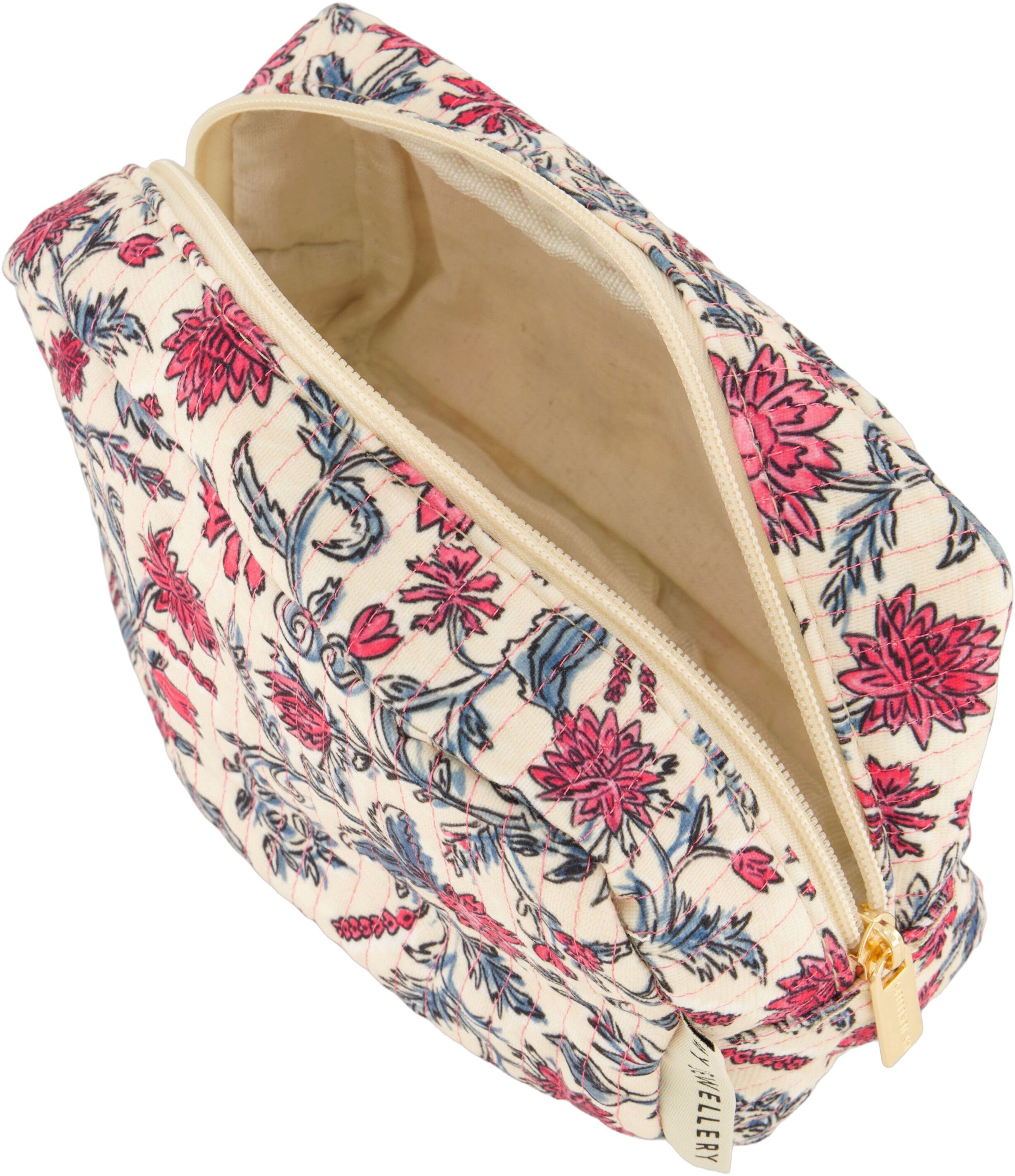 Toilet bag pink flower