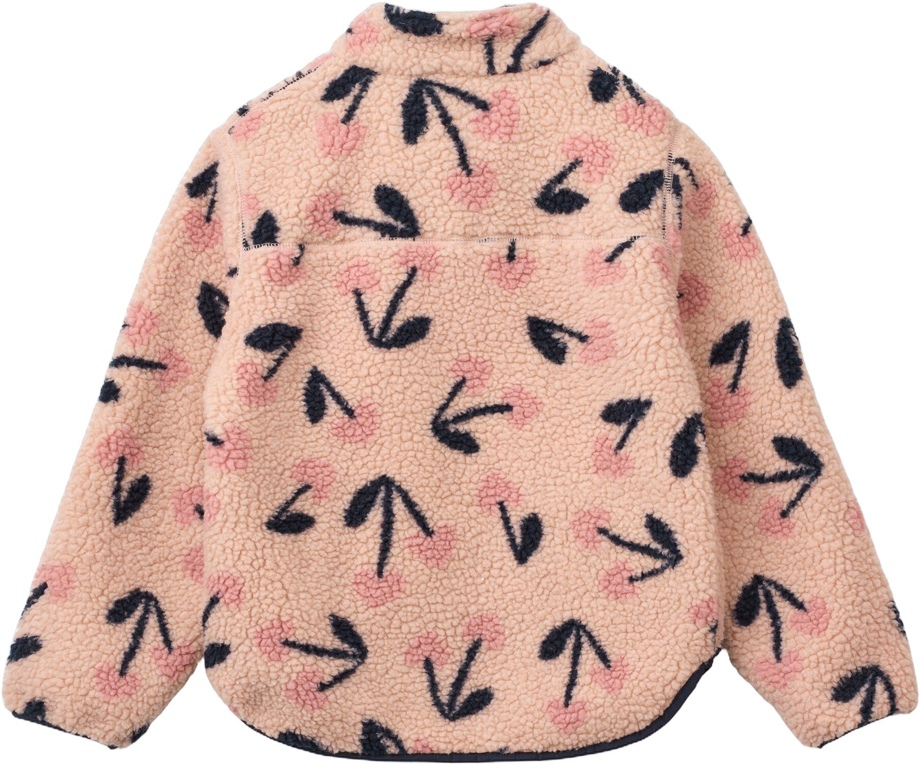 Nolan Pile Jacket Mega Cherry heart