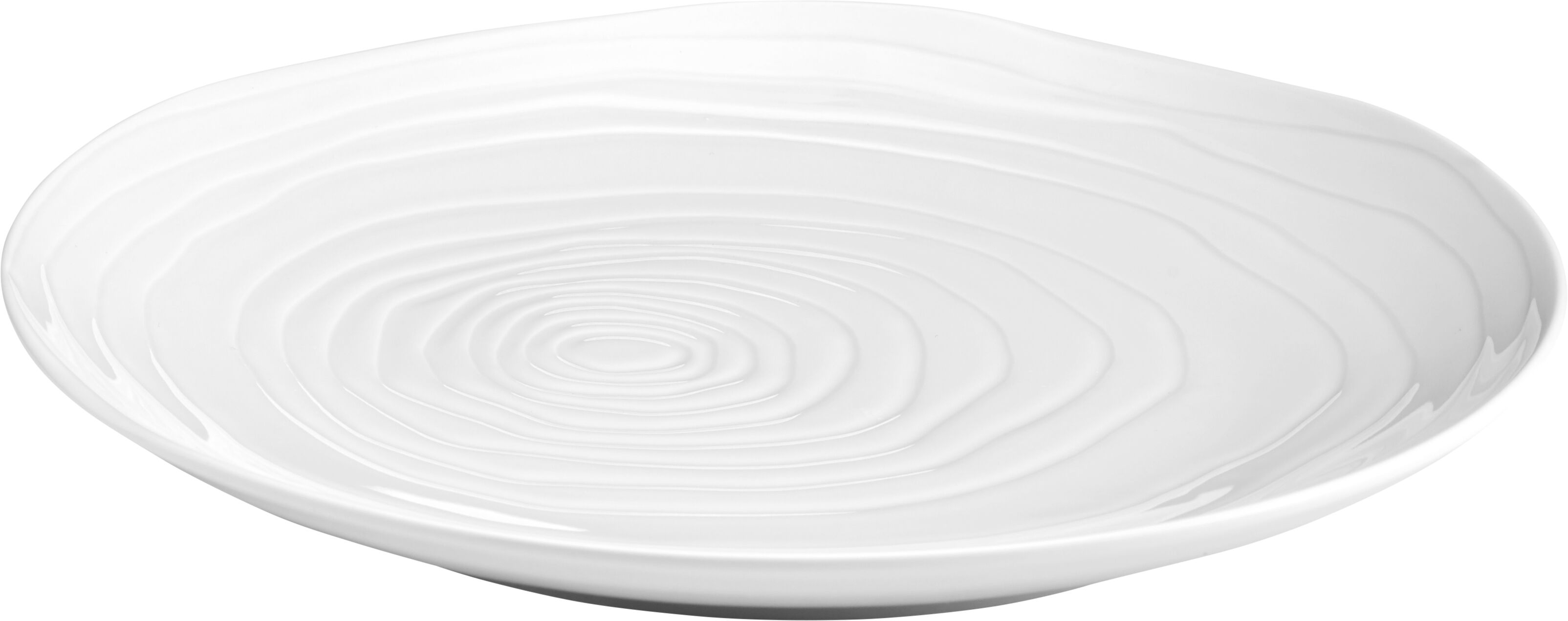 "Tallerken flat Boulogne 21 cm Hvit"