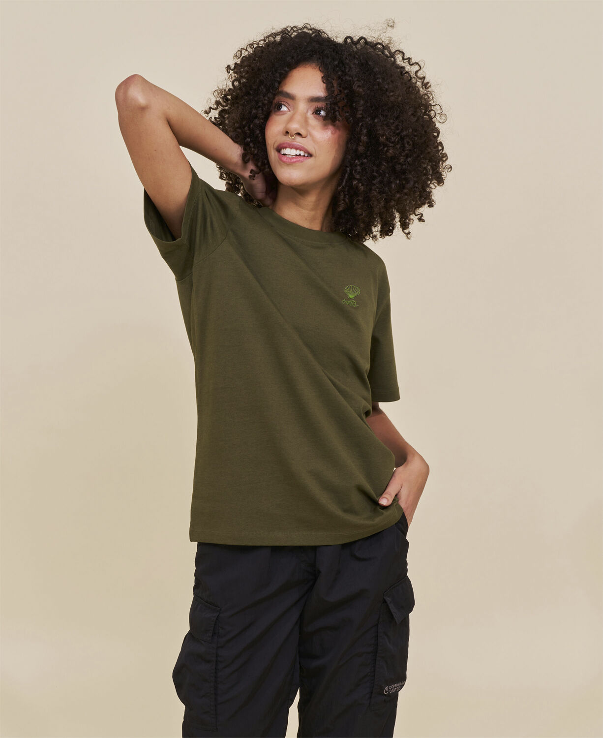 Cartel Scallop Embroidered Tee