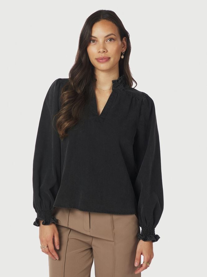 Emmeline Denim Blouse