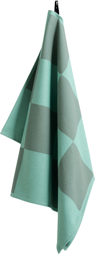 Katsura Tea Towel-Emerald green