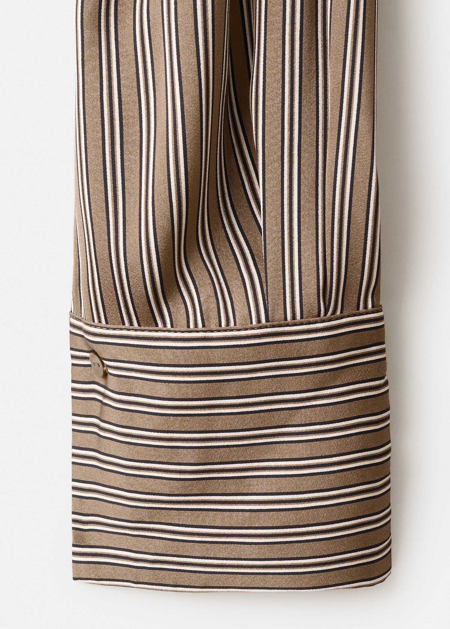 Satin striped shirt