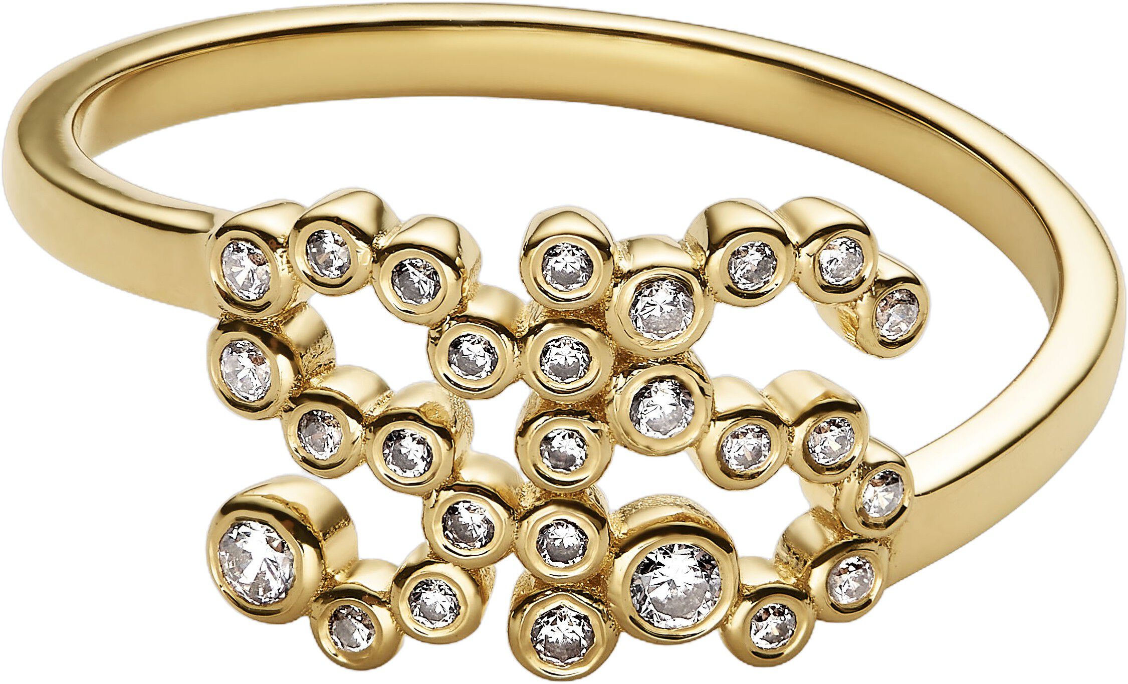 SIS Collet Ring Gold