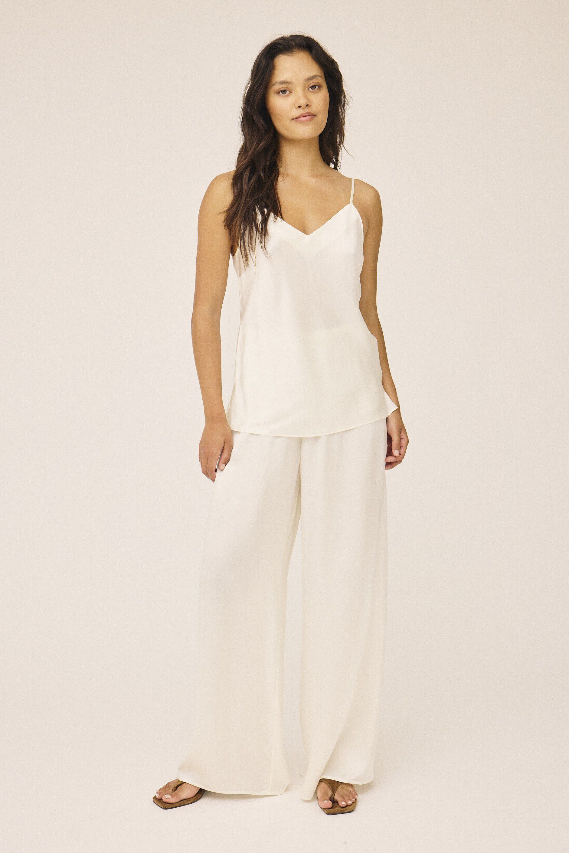 Moon 10 G - Wide Pyjamas Trousers, 100% Silk