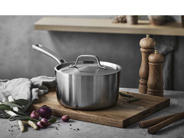 Kastrull med lock Divette 3,3 liter 20 cm Silver metallic Ro