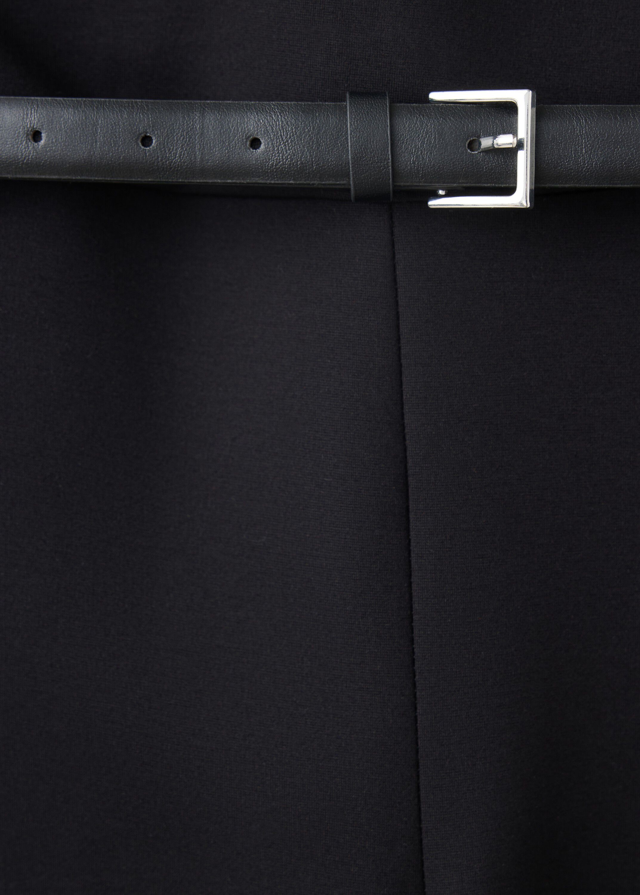 Belted jumpsuit with ruched details