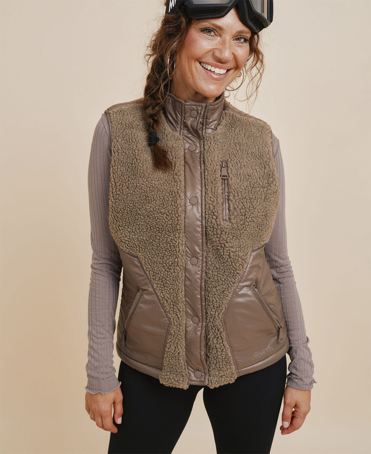 Glacier Fleece Vest - Nero