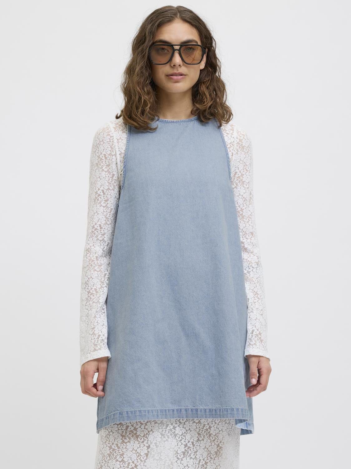 JXMACY SHORT A SHAPE DENIM DRESS DN