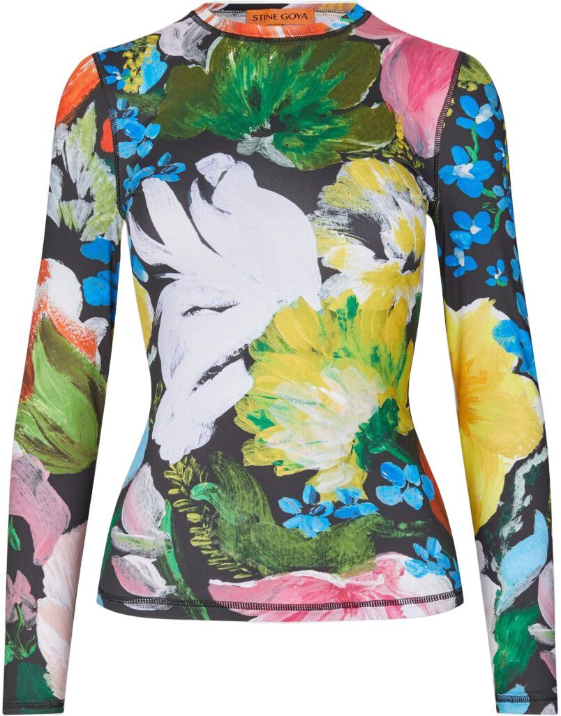 2244 Stocking Jersey, Elastic Long Sleeve Top