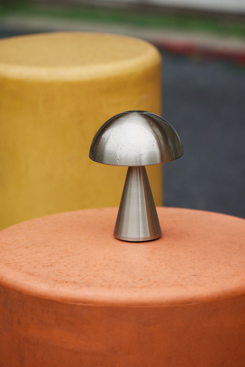 Mush Portable Lamp Nickel